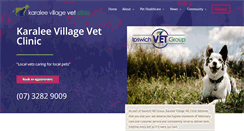 Desktop Screenshot of karaleevillagevet.com.au